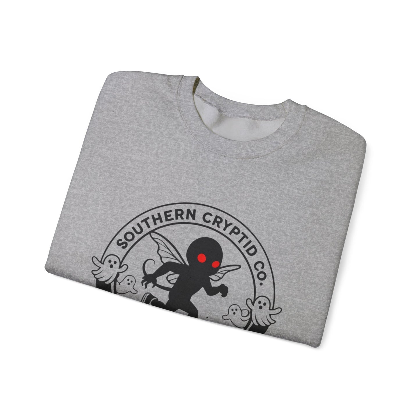 Unisex Cryptid Runner crewneck sweatshirt with cryptid emblem – Southern Cryptid Co.