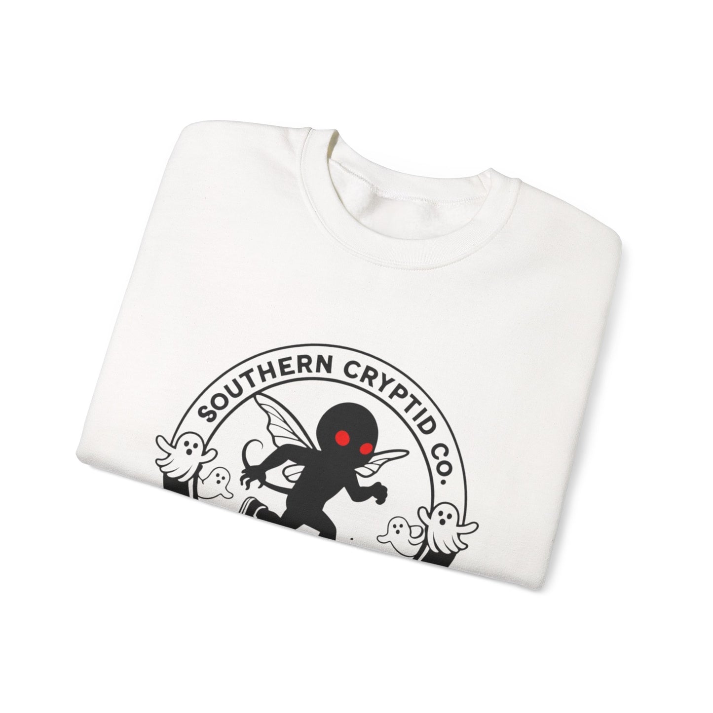 Unisex Cryptid Runner crewneck sweatshirt with cryptid emblem – Southern Cryptid Co.