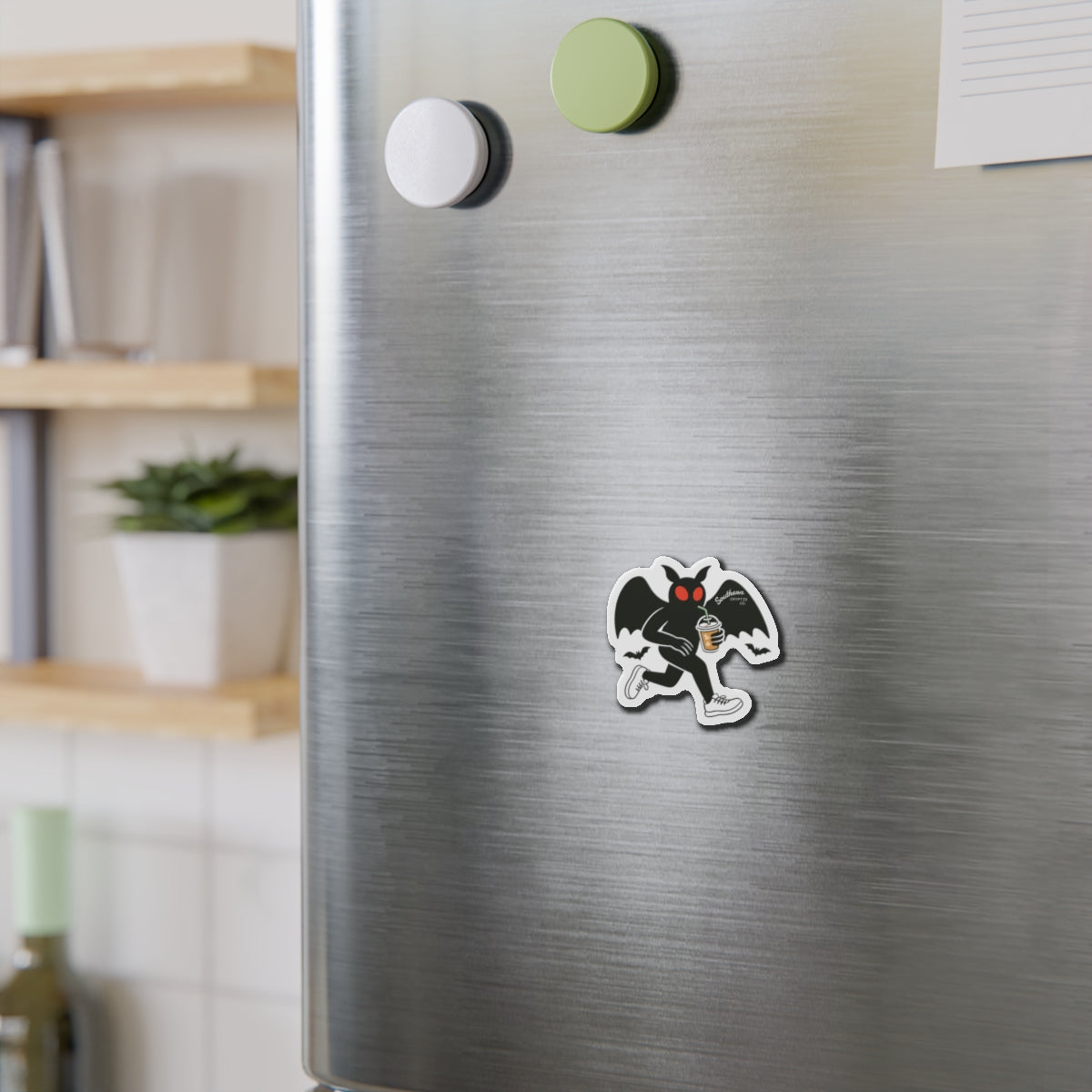 Running Mothman Magnet