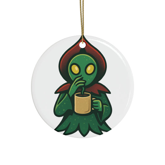 Flatwoods Monster Ceramic Ornament