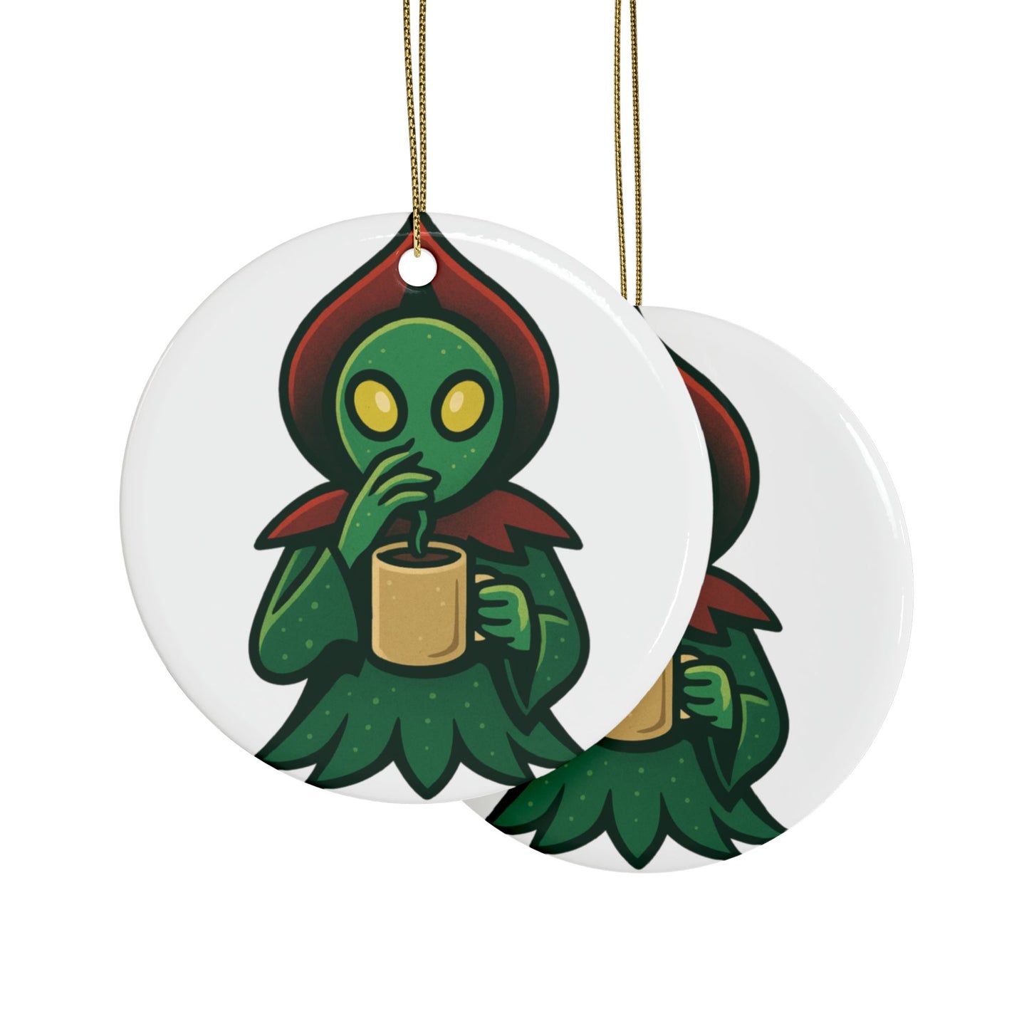 Flatwoods Monster Ceramic Ornament