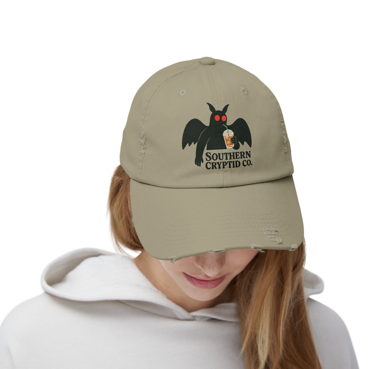 Mothman Distressed Cap